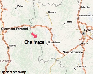 Carte de la station de Chalmazel