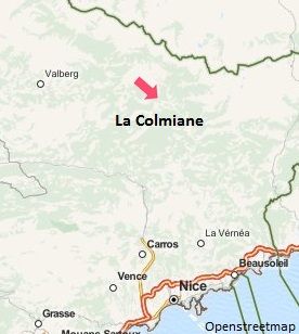 Carte de la station de La Colmiane