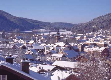 station de gerardmer dans les Vosges 