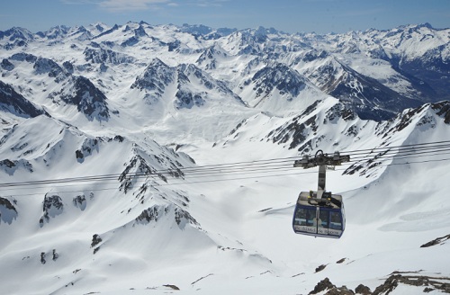 Vue sur les Pyrénées autour de La Mongie